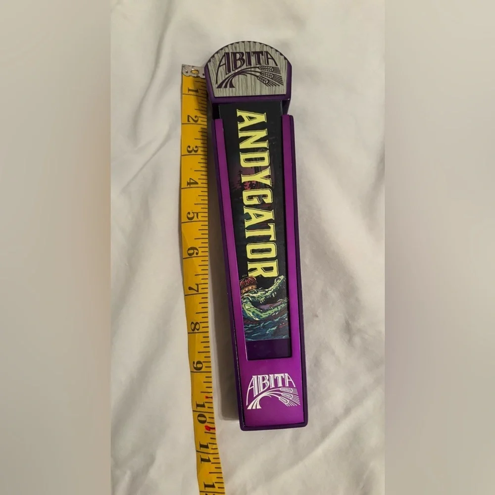 Abita brewery Andygator beer tap handle